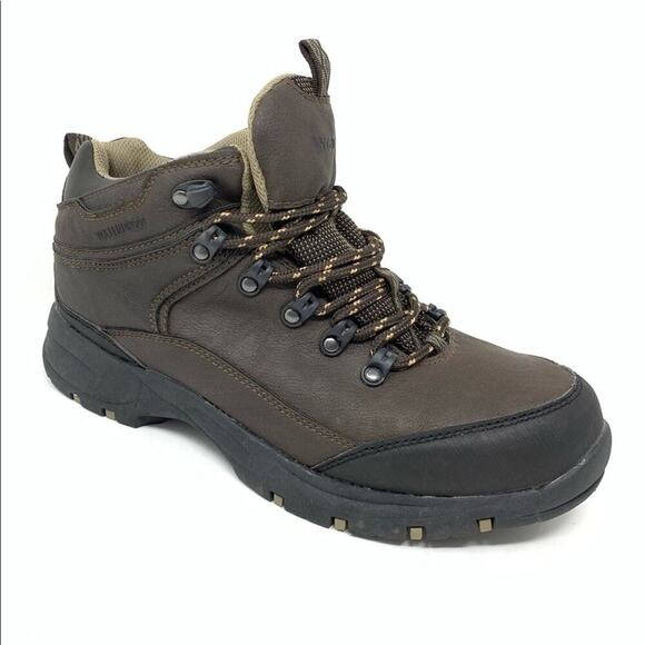 Wrangler Kyson Lace Up Mid Hiking Work Boot Brown Mens Size 9 - Picture 1 of 8